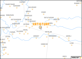 map of Katidtuan