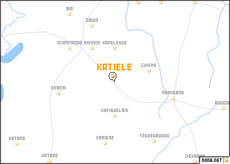 map of Katiélé