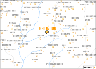 map of Katiénou