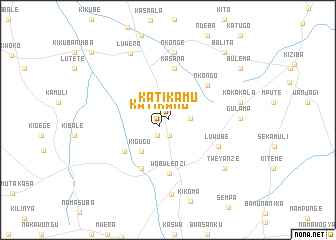 map of Katikamu