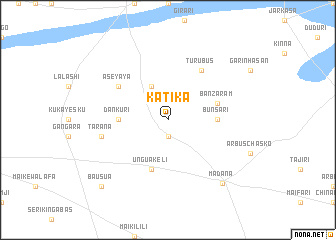 map of Katika