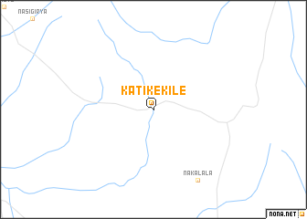 map of Katikekile