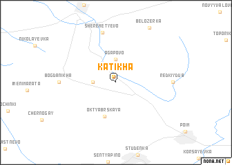 map of Katikha