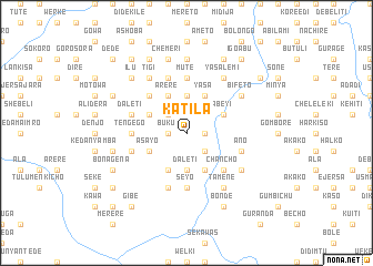 map of Kʼatʼila