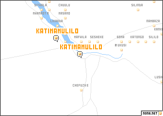 map of Katima Mulilo