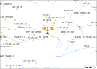 map of Katinci