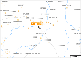 map of Katingawan