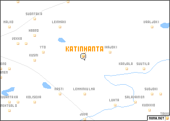 map of Katinhäntä