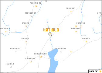 map of Katiolo