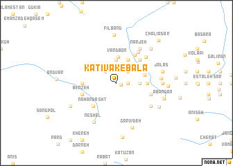 map of Katīvak-e Bālā