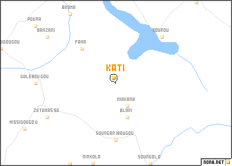 map of Kati