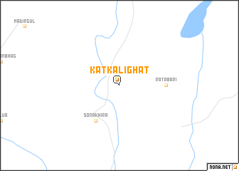 map of Katkāli Ghāt
