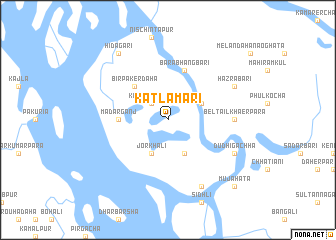 map of Kātlāmāri