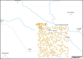 map of Kātla