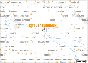 map of Katlenburg-Duhm