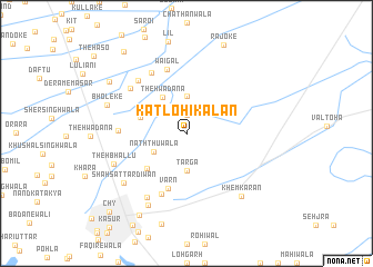 map of Katlohi Kalān