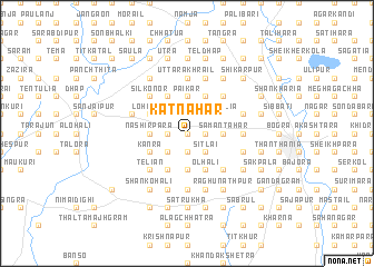 map of Kātnāhār