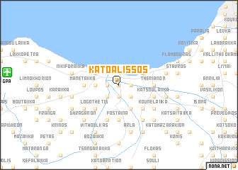 map of Káto Alissós