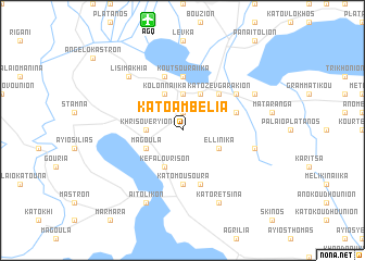 map of Káto Ambélia