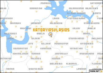 map of Káto Áyios Vlásios