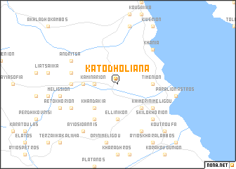 map of Káto Dholianá