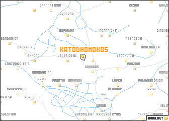 map of Káto Dhomokós