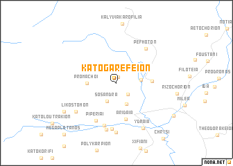 map of Káto Garéfeion