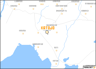 map of Katojo