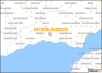 map of Káto Kalavroúza