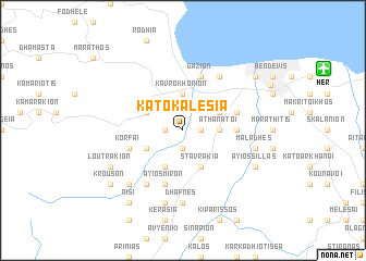 map of Káto Kalésia