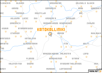 map of Káto Kalliníki