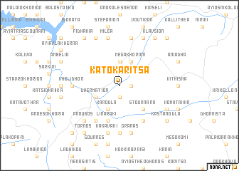 map of Káto Karítsa