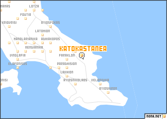 map of Káto Kastanéa