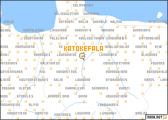 map of Káto Kefála