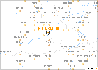 map of Káto Klinaí