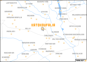 map of (( Káto Koufália ))