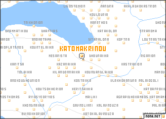 map of Káto Makrinoú