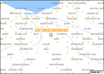 map of Káto Mazarákion