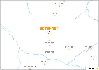 map of Katombwe