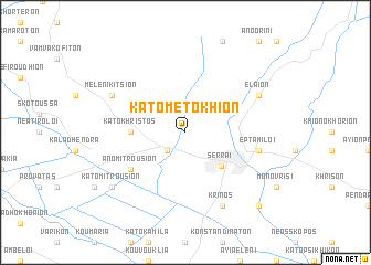 map of Káto Metókhion