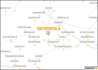 map of Katonaföld