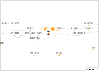 map of Katondo