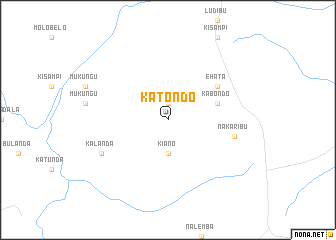 map of Katondo