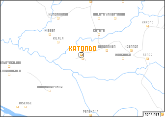 map of Katondo