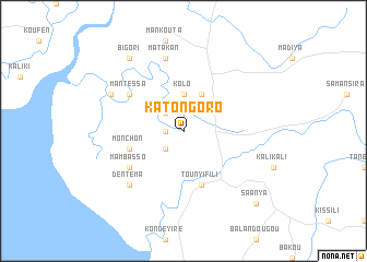 map of Katongoro