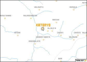 map of Katonyo