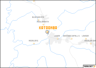 map of Katoomba