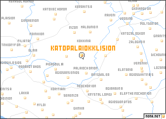 map of Káto Palaiokklísion