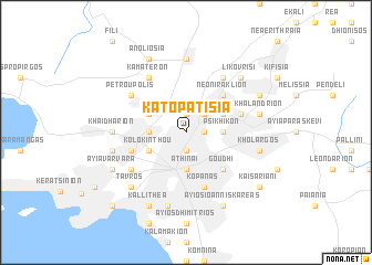 map of Káto Patísia