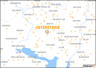 map of Káto Potamiá